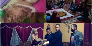 DPC KBS RI Payakumbuh Berikan Donasi ke Korban Kebakaran