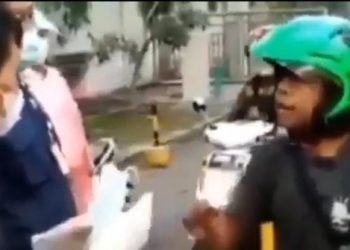 Diimbau Pakai Masker, AY Menolak dan Melawan Satpam