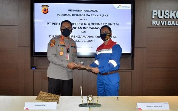 Pertamina RU VI Jalin Kerja Sama Pengamanan dengan Kepolisian