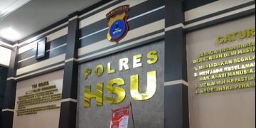 Polres HSU Amankan Aksi Unjuk Rasa