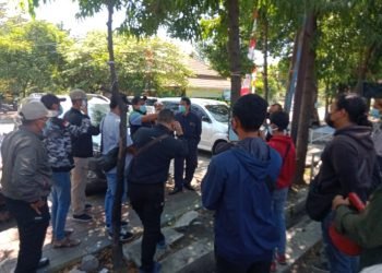 Tak Kunjung Dipekerjakan, Komunitas Satpam Geruduk PT AJ 