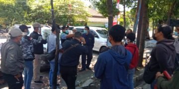 Tak Kunjung Dipekerjakan, Komunitas Satpam Geruduk PT AJ 