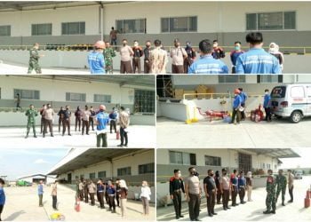 Satpam KMI Gelar Pelatihan Damkar