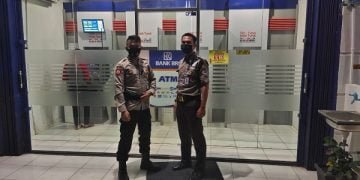 Giat Patroli, Polres PALI Sambangi Satpam Bank BRI