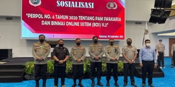 Polda Sulsel dan ABUJAPI Sosialisasi Perpol Pam Swakarsa dan BOS V2 di Makassar