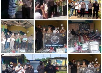Bersinergi dengan KBS RI, Polres Pasuruan Gelar Bansos
