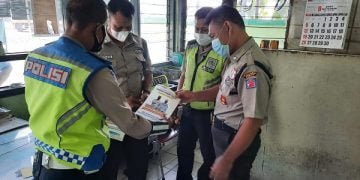 Satlantas Polres Demak Berikan Sosialisasi dan Edukasi ke Satpam