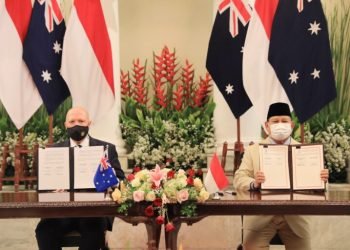 Menhan Australia Sambangi Prabowo Bahas Keamanan