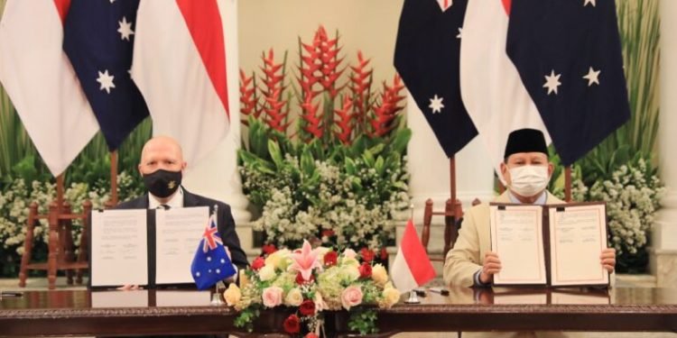 Menhan Australia Sambangi Prabowo Bahas Keamanan