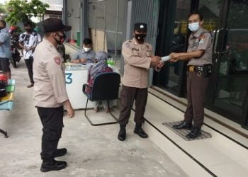 Satbinmas Polres Seruyan Sambangi Satpam BPJS Ketenagakerjaan