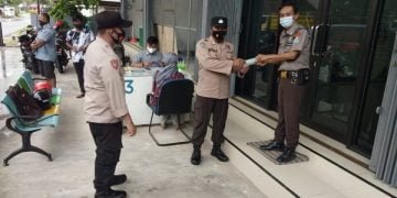 Satbinmas Polres Seruyan Sambangi Satpam BPJS Ketenagakerjaan