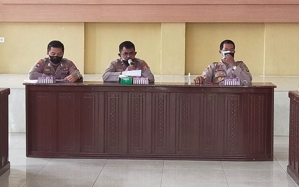 Bahas HUT Satpam, Satbinmas Polresta Palangkaraya Gelar Rakor