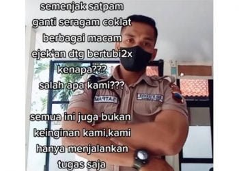 Diejek Seragam Mirip Polisi, Satpam : Kami Hanya Menjalankan Tugas