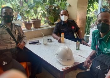 Kanitbinmas Polsek Ledo Imbau Satpam Patuhi Prokes