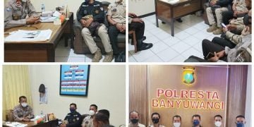 Usai Dikukuhkan, DPC KBS RI Banyuwangi Sambangi Binmas Polres Banyuwangi