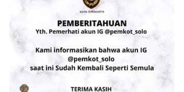 Akun IG Pemkot Solo Diretas, Ini Kata Pakar Keamanan Siber