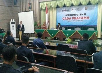 Puluhan Satpam di Kudus Ikut Uji Kompetensi Gada Pratama