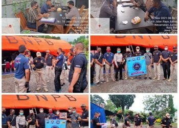 DPC KBS RI Batu se-Malang Raya Salurkan Bansos ke Korban Banjir Bandang