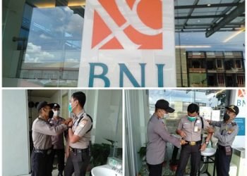 Sat Binmas Polres Singkawang Lakukan Pengecekan Gam Satpam