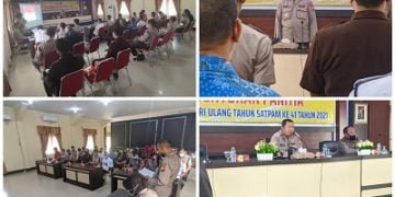 Polres Singkawang Bentuk Panitia HUT ke-41 Satpam