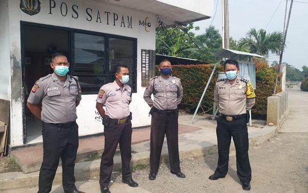 Satpam Dimbau Tetap Waspada dan Patuhi Prokes