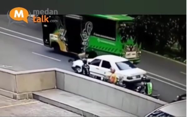 Pasca Satpam Ditabrak Sedan Putih, Pengemudi dan Korban Tempuh Jalur Hukum