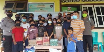 HUT Satpam ke-41, Dua Panti Asuhan Dikunjungi Satbinmas Polres Morowali Utara dan Satpam