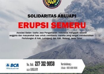 ABUJAPI Peduli Erupsi Gunung Semeru Buka Donasi