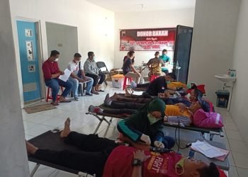 Meriahkan HUT ke-41 Satpam, Polres Brebes Gelar Donor Darah