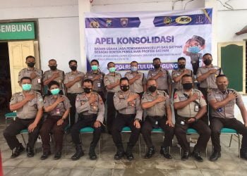 Dirbinmas Polda Jatim Pimpin Langsung Apel Konsolidasi Satpam dan BUJP