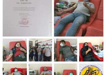 20 Satpam KBS-RI Lakukan Donor Darah di Karawang