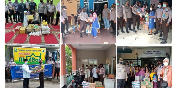 HUT Satpam ke-41, Satpam Kepri Peduli Bagikan Bantuan di 22 Panti Asuhan