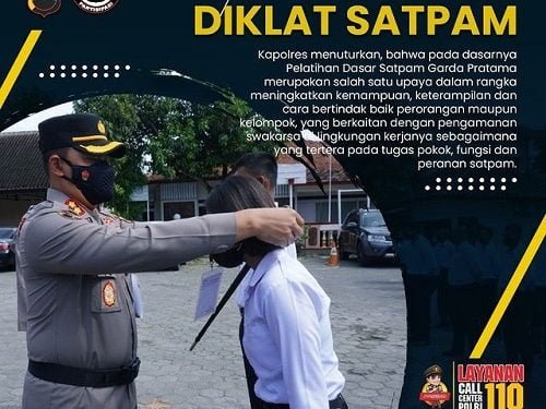 Kapolres Sukoharjo : Satpam Berkontribusi Besar dalam Memberikan Jaminan Keamanan