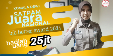 Satpam Komala Dewi Juara Nasional dalam bjb better award 2021, Hadiah 25 Juta