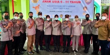 Panitia HUT Satpam Gelar Vaksinasi untuk Anak-anak