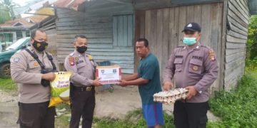HUT ke-41 Satpam, Satbinmas Polres Melawi Sambangi Para Pensiunan Satpam