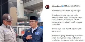 Ramai Soal Pergantian Seragam Satpam, Ridwan Kamil Temui Satpam