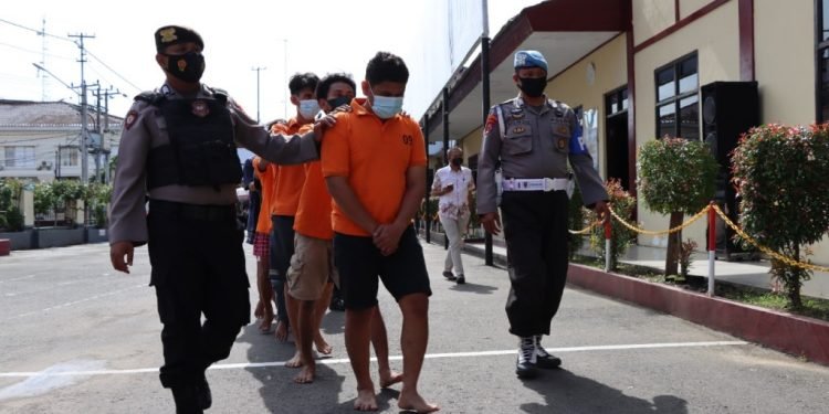 13 Pemuda Penganiaya Satpam Diringkus Polisi di Gowa