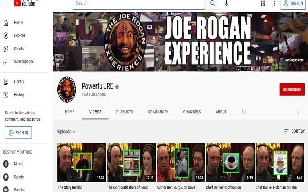 Podcaster Joe Rogan Gaji Satu Orang Sekuriti hingga Miliaran Pertahun