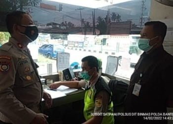 Kasi Korwaspolsus Ditbinmas Polda Banten Ajak Satpam Cegah Covid-19 Omicron