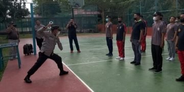 Tingkatkan Skill, SatBinmas Polresta Barelang Beri Pelatihan Satpam di Batam