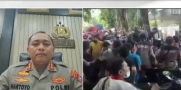 Pendemo Buruh Diserang Gerombolan Berkaos ‘Satpam’