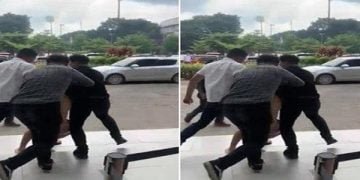 Satpam Mal Lerai Keributan Antara Polisi dan Debt Collector