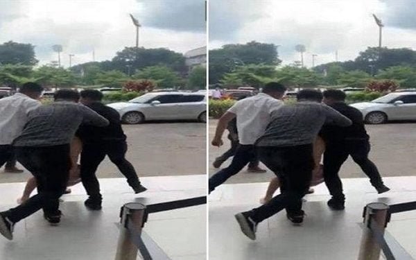 Satpam Mal Lerai Keributan Antara Polisi dan Debt Collector