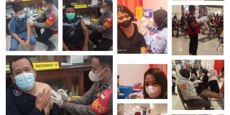 DPC KBS RI Karawang dan Polres Karawang Gelar Vaksinasi untuk Satpam