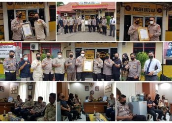 Soal Kasus Penganiayaan Satpam, ABUJAPI dan APSI Lakukan Audensi ke Polsek Batu Aji