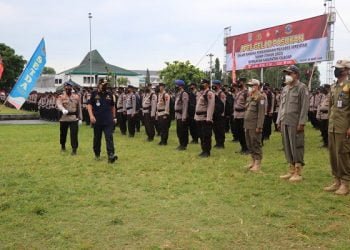 Jelang Pilkades Serentak, Forkopimda Gelar Apel Pengamanan