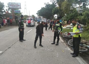 Kejar Pencuri, Satpam Bank Tewas Tertabrak Bus
