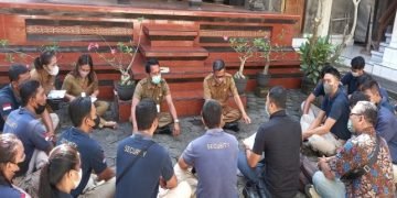 Puluhan Satpam Ngadu ke Disnaker karena Diperlakukan Semena-mena