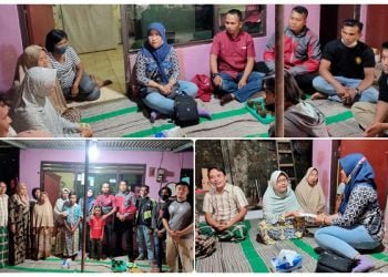 DPC KBS RI Kota Semarang Berikan Donasi ke Keluarga Satpam Korban Pembunuhan